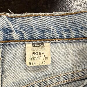 Levi's Light Blue Jean Shorts